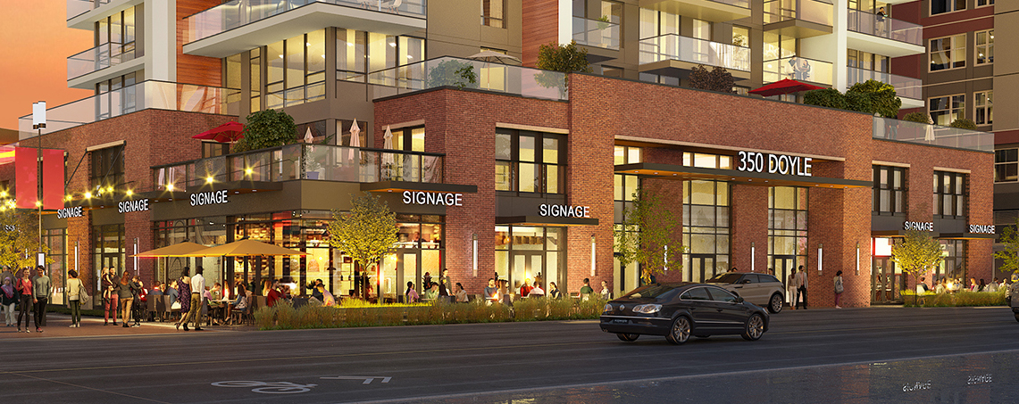 Doyle Preview Cropped Tight 350 Doyle Mixed-Use Office & Residential Building for Lease