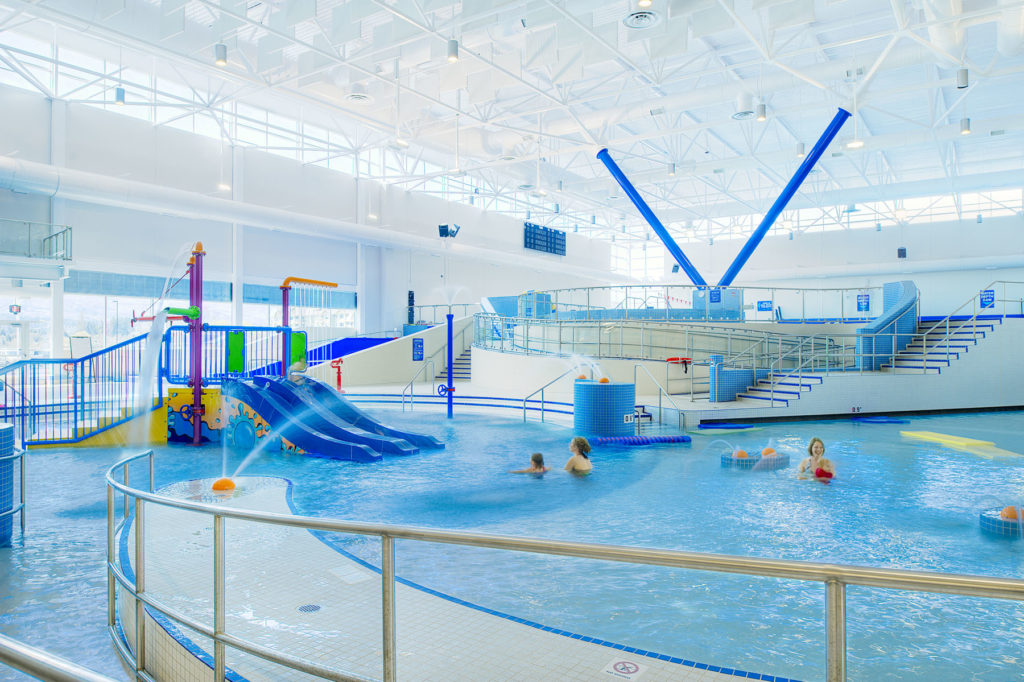 H2O Adventure + Fitness Centre kids pools with slides